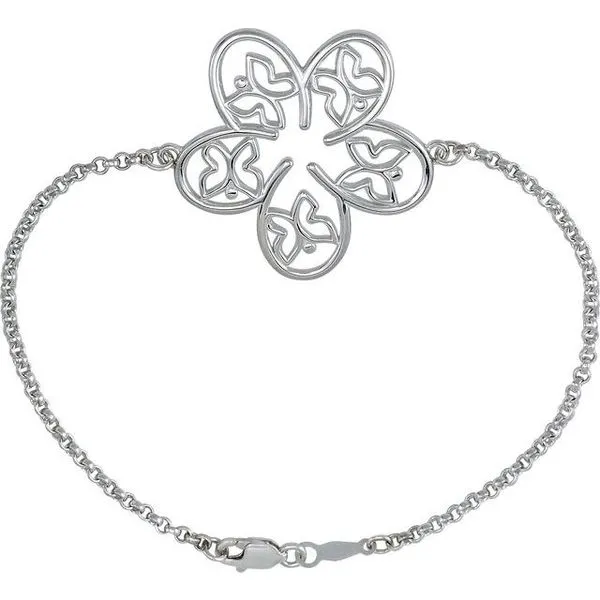 Flower & Butterfly Bracelet or Center James Wolf Jewelers Mason, OH