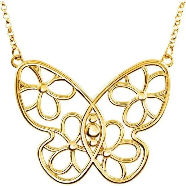 Butterfly Necklace D&M Jewelers Green Bay, WI