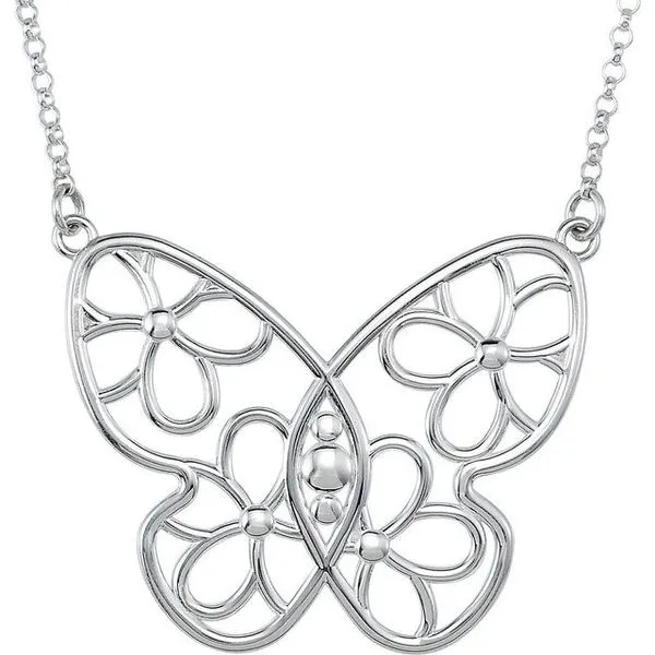 Butterfly Necklace James Wolf Jewelers Mason, OH