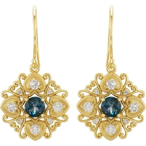 Vintage-Inspired Filigree Earrings Image 2 Milan's Jewelry Inc Sarasota, FL