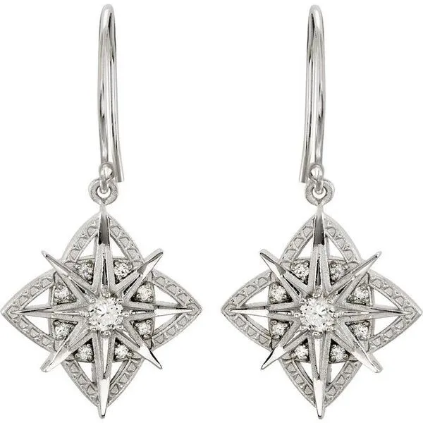 Vintage-Inspired Earrings Image 2 Hopman Jewelers Elkhart, IN