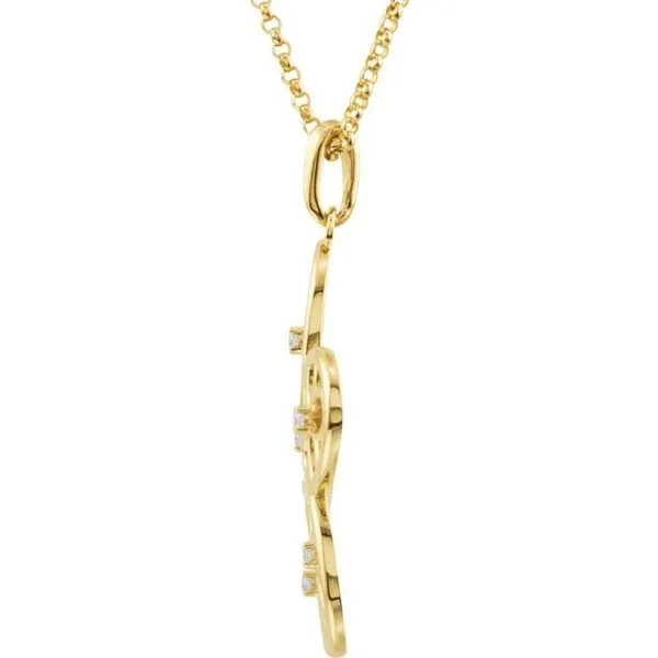 Flower Necklace Image 2 Milan's Jewelry Inc Sarasota, FL