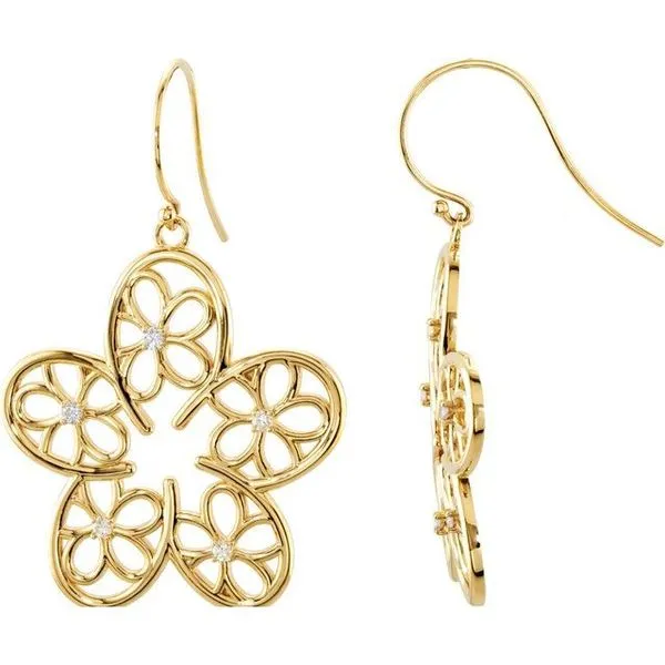 Flower Earrings James Wolf Jewelers Mason, OH