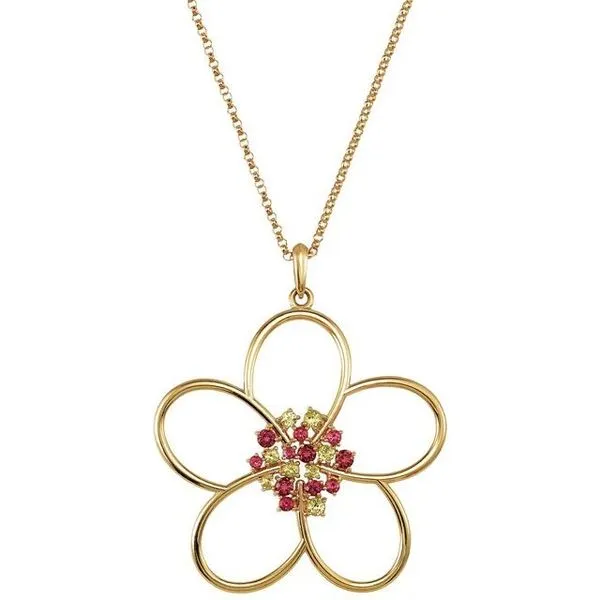 Flower Necklace James Wolf Jewelers Mason, OH