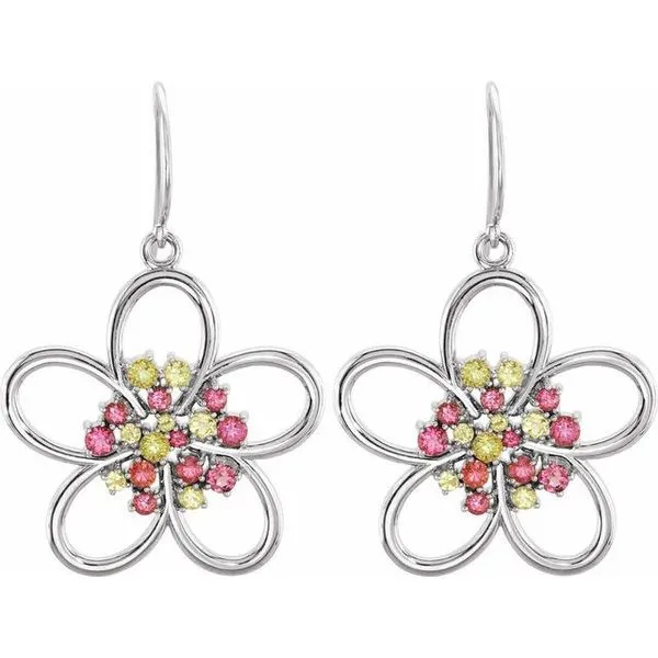 Flower Earrings Image 2 Hopman Jewelers Elkhart, IN