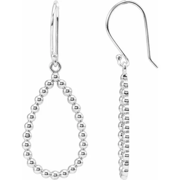 Beaded Teardrop Earrings James Wolf Jewelers Mason, OH