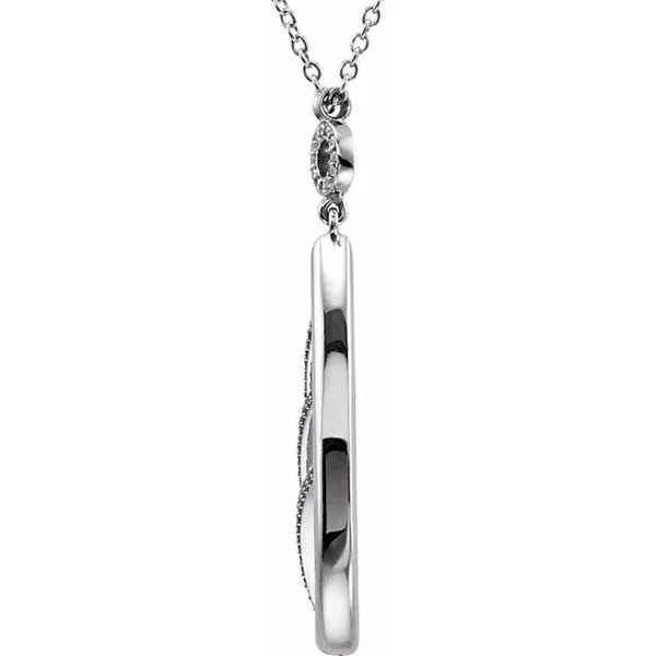 Accented Necklace Image 2 Milan's Jewelry Inc Sarasota, FL