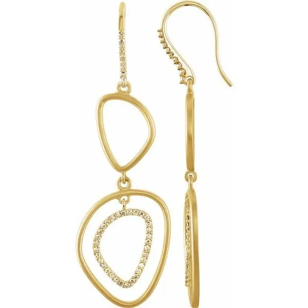 Open Silhouette Earrings James Wolf Jewelers Mason, OH
