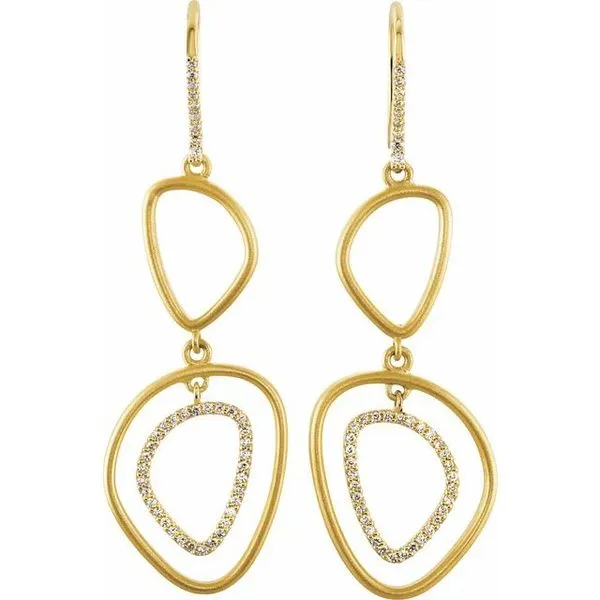 Open Silhouette Earrings Image 2 Hopman Jewelers Elkhart, IN