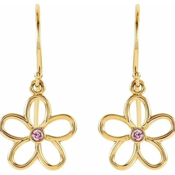 Flower Earrings Image 2 D&M Jewelers Green Bay, WI