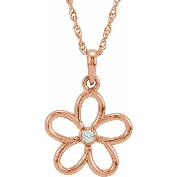 Flower Necklace James Wolf Jewelers Mason, OH