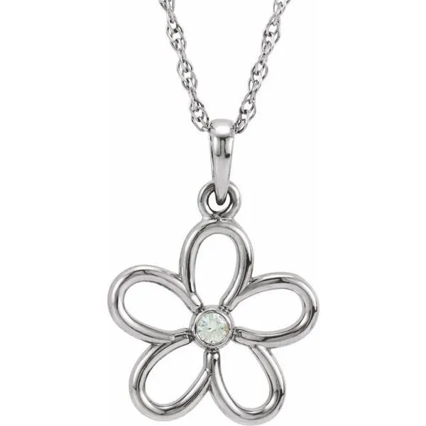 Flower Necklace James Wolf Jewelers Mason, OH