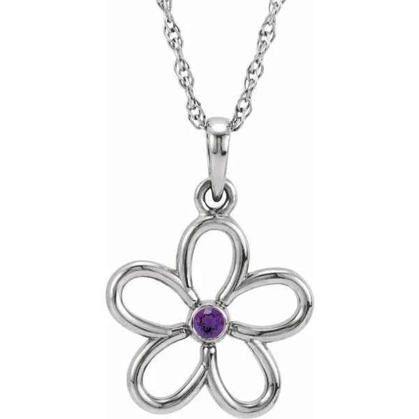 Flower Necklace Long Jewelers Chesapeake, VA