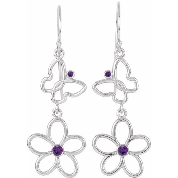 Butterfly & Floral Earrings Hopman Jewelers Elkhart, IN