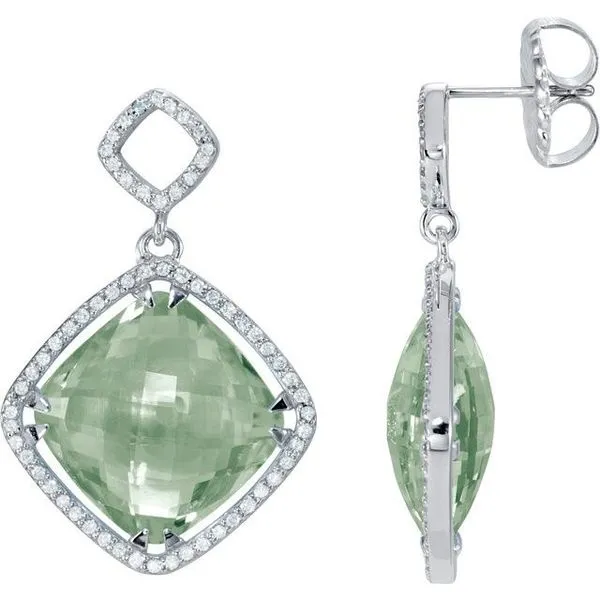 Halo-Style Earrings Hopman Jewelers Elkhart, IN