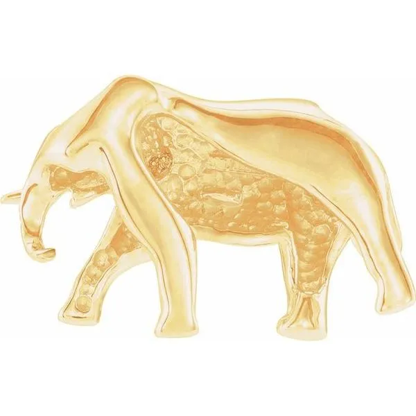 Elephant Slide Pendant Image 3 Long Jewelers Chesapeake, VA