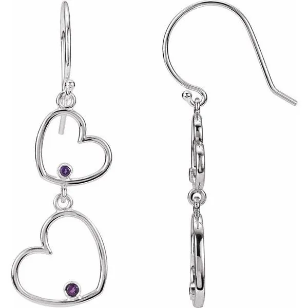 Double Heart Earrings Hopman Jewelers Elkhart, IN