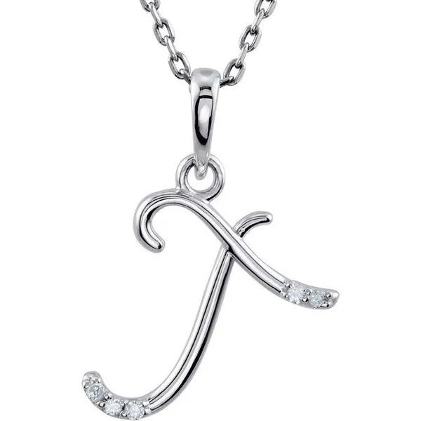 Initial Necklace James Wolf Jewelers Mason, OH