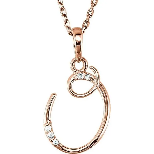 Initial Necklace Jewelry Design Studio Jensen Beach, FL