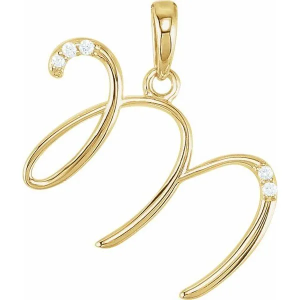 Initial Pendant Long Jewelers Chesapeake, VA