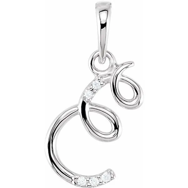 Initial Pendant Jewelry Design Studio Jensen Beach, FL