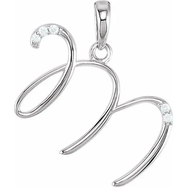 Initial Pendant Jewelry Design Studio Jensen Beach, FL