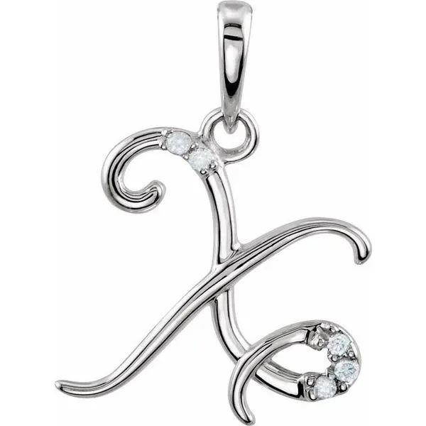 Initial Pendant Jewelry Design Studio Jensen Beach, FL