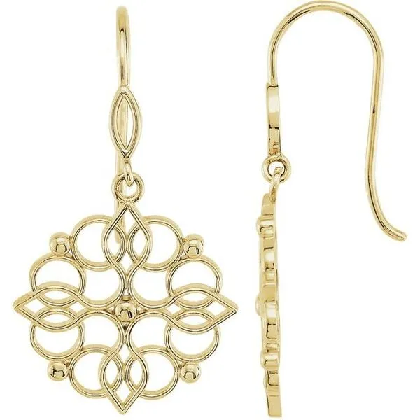 Floral Earrings The Diamond Shop, Inc. Lewiston, ID