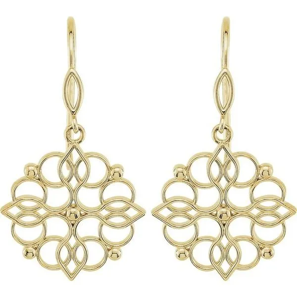 Floral Earrings Image 2 The Diamond Shop, Inc. Lewiston, ID