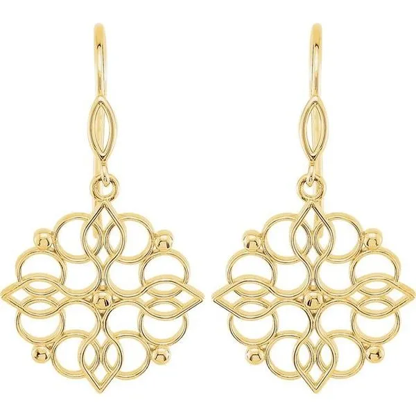 Floral Earrings Image 4 The Diamond Shop, Inc. Lewiston, ID