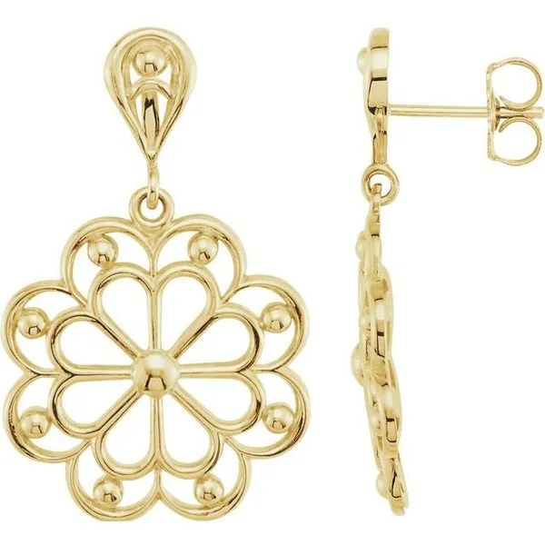 Floral Earrings Delfine's Jewelry Charleston, WV