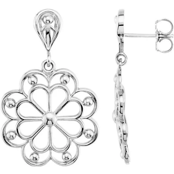 Floral Earrings James Wolf Jewelers Mason, OH