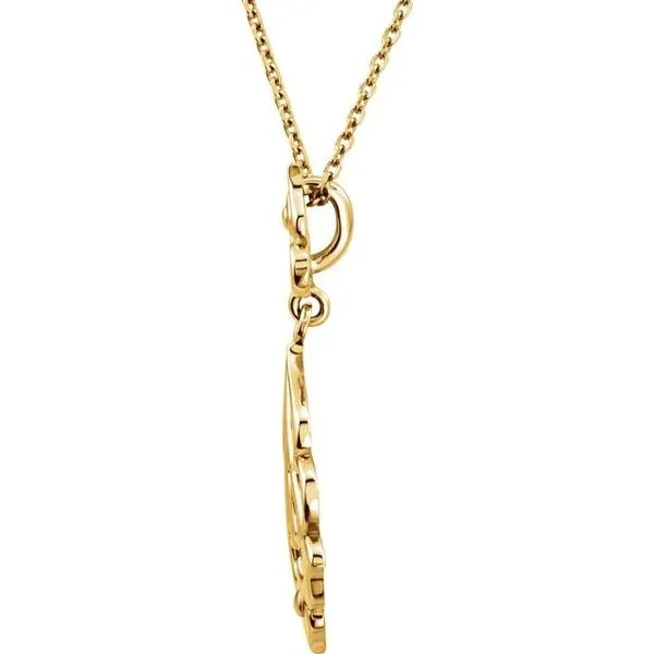 Fleur-de-lis Pendant Image 2 Delfine's Jewelry Charleston, WV