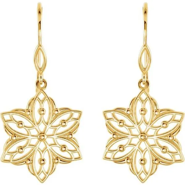 Floral Earrings Image 2 James Wolf Jewelers Mason, OH