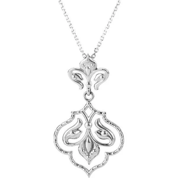 Fleur-de-lis Necklace Comstock Jewelers Edmonds, WA
