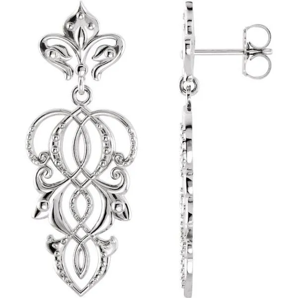 Fleur-de-lis Earrings Delfine's Jewelry Charleston, WV