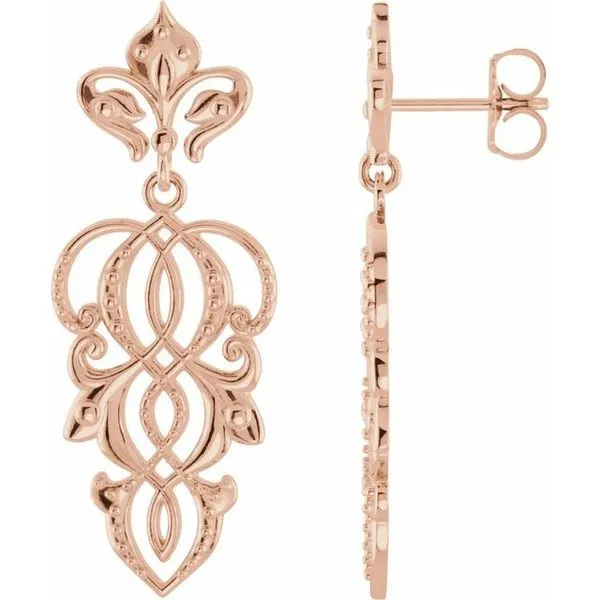 Fleur-de-lis Earrings Henry B. Ball Jewelers Canton, OH