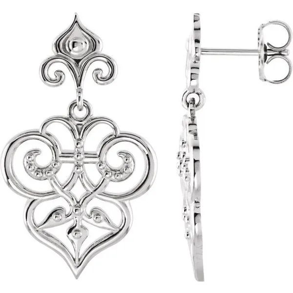 Fleur-de-lis Earrings The Diamond Shop, Inc. Lewiston, ID