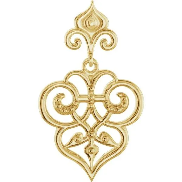 Fleur-de-lis Pendant Delfine's Jewelry Charleston, WV