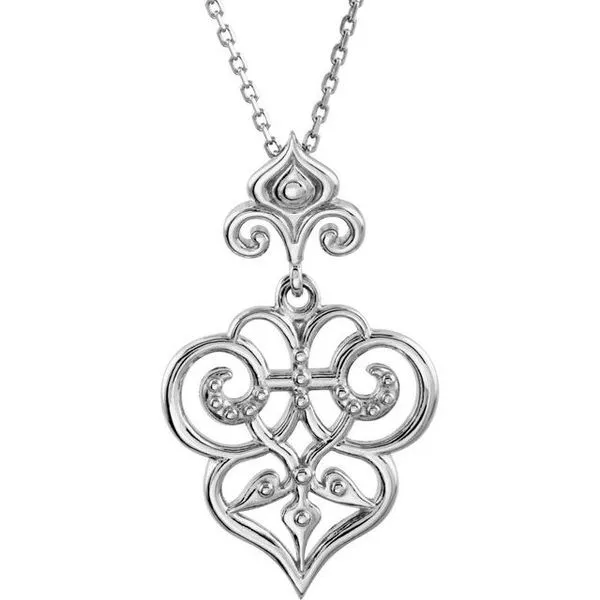 Fleur-de-lis Necklace Henry B. Ball Jewelers Canton, OH