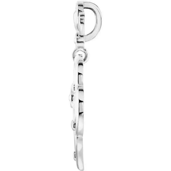 Fleur-de-lis Pendant Image 2 Henry B. Ball Jewelers Canton, OH