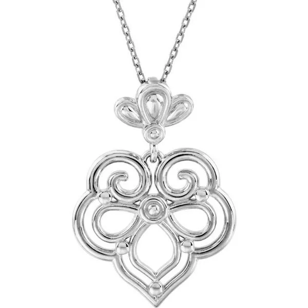 Fleur-de-lis Necklace Delfine's Jewelry Charleston, WV