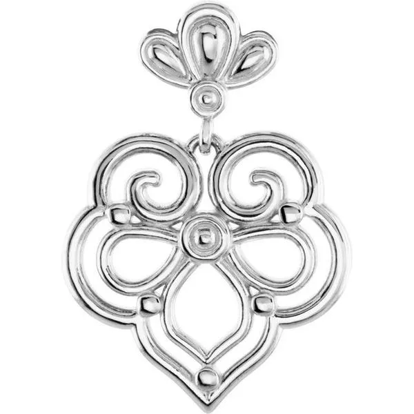Fleur-de-lis Pendant Delfine's Jewelry Charleston, WV