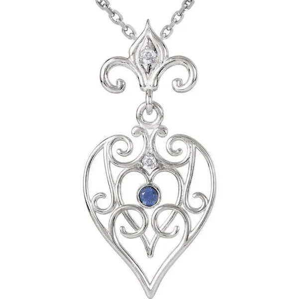 Fleur-de-lis Necklace Delfine's Jewelry Charleston, WV