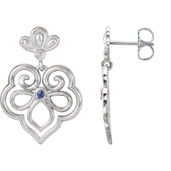 Fleur-de-lis Earrings Long Jewelers Chesapeake, VA