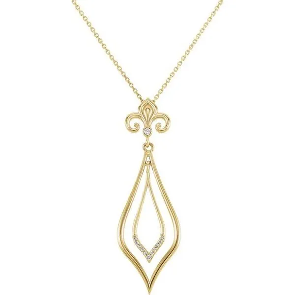 Fleur-de-lis Necklace James Wolf Jewelers Mason, OH