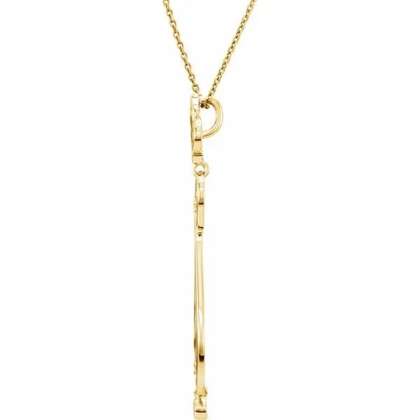 Fleur-de-lis Necklace Image 2 James Wolf Jewelers Mason, OH