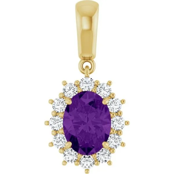 Halo-Style Pendant James Wolf Jewelers Mason, OH