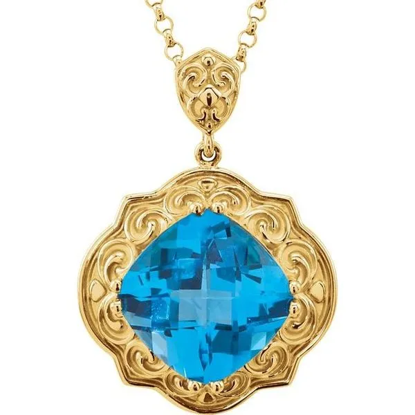 Solitaire Necklace Delfine's Jewelry Charleston, WV