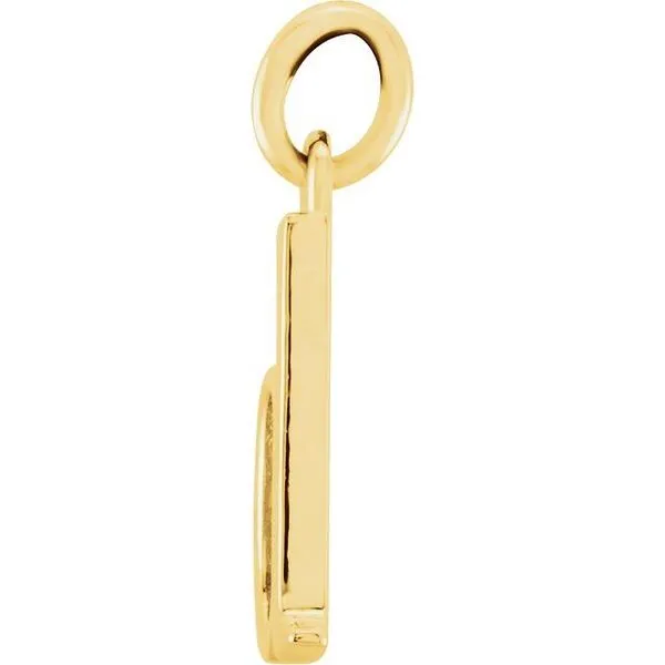 Lowercase Initial Pendant Image 3 Comstock Jewelers Edmonds, WA